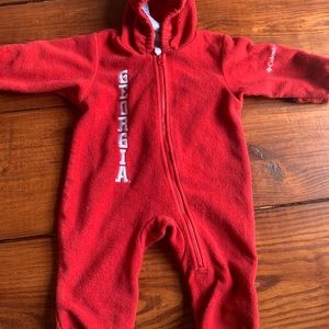 UGA Columbia Infant warm suit